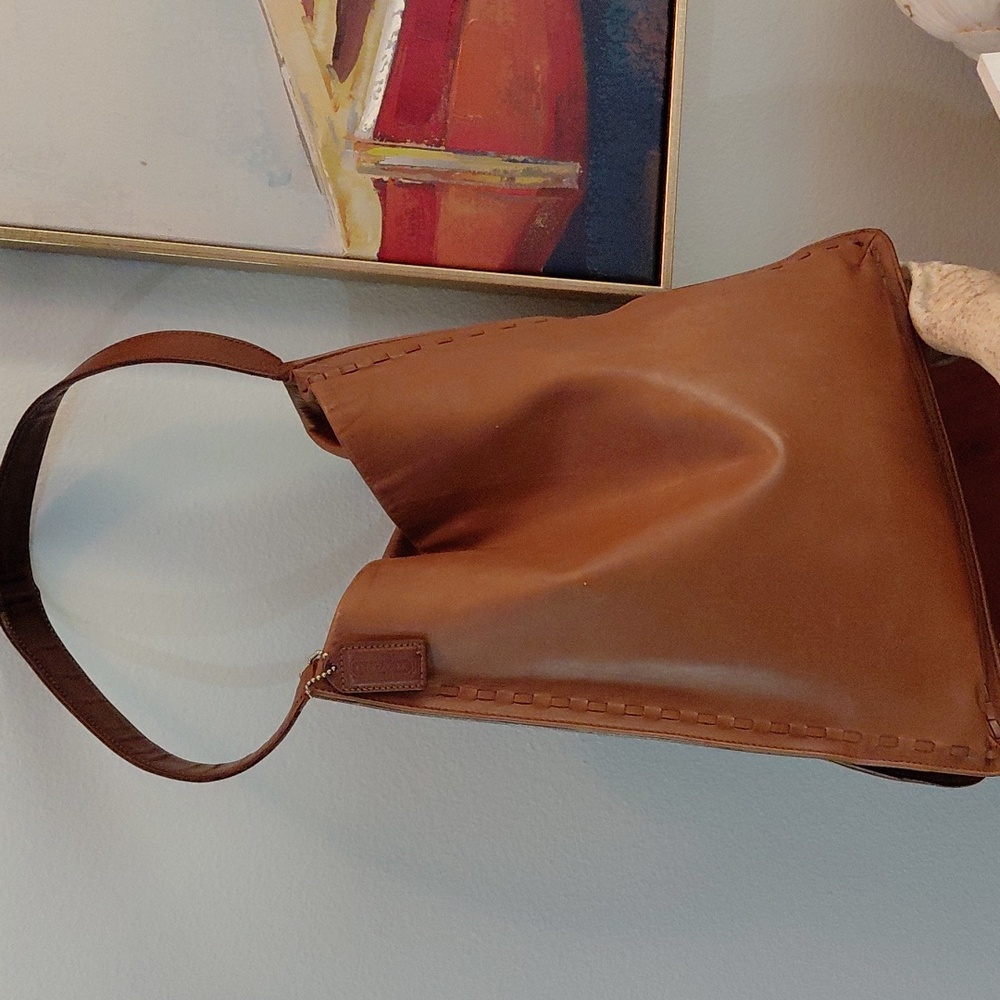 VINTAGE COACH LAST ONE BRAIDED FEEDSACK HOBO BAG - Picture 5 of 17